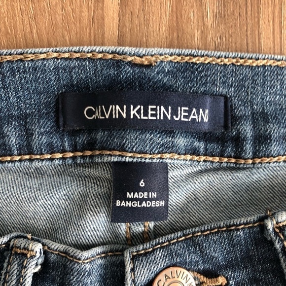 Women’s Calvin Klein blue wash high rise skinny size 6 - Picture 3 of 6